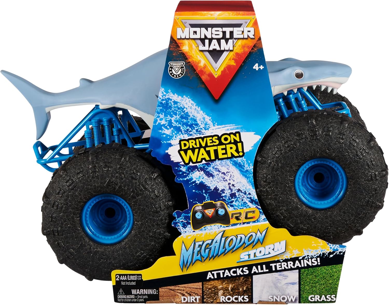 Thumbnail 3 de Monster Jam Megalodon Storm RC 1:15