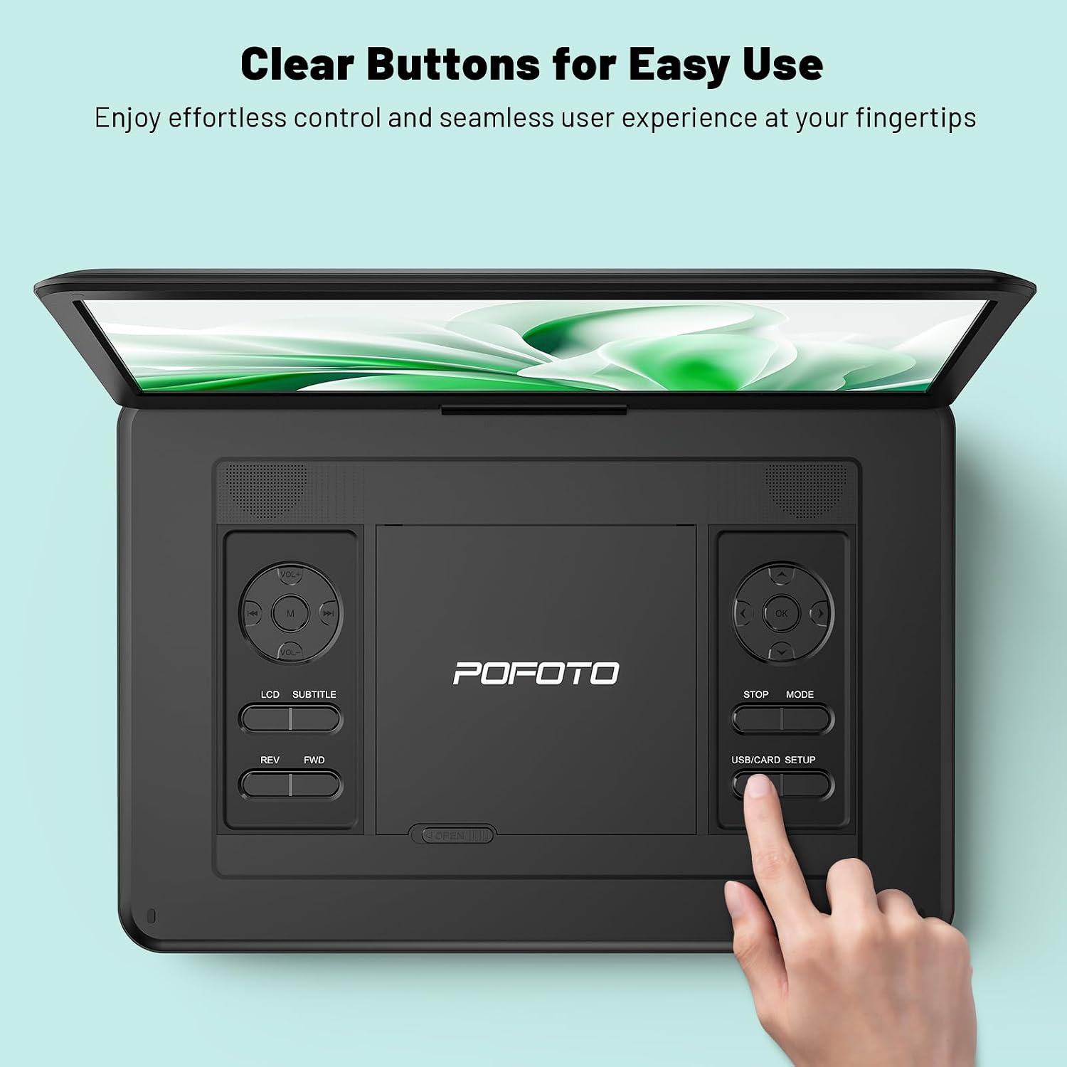 Detalle de 17.5" Portable DVD Player 6-hour battery 📀