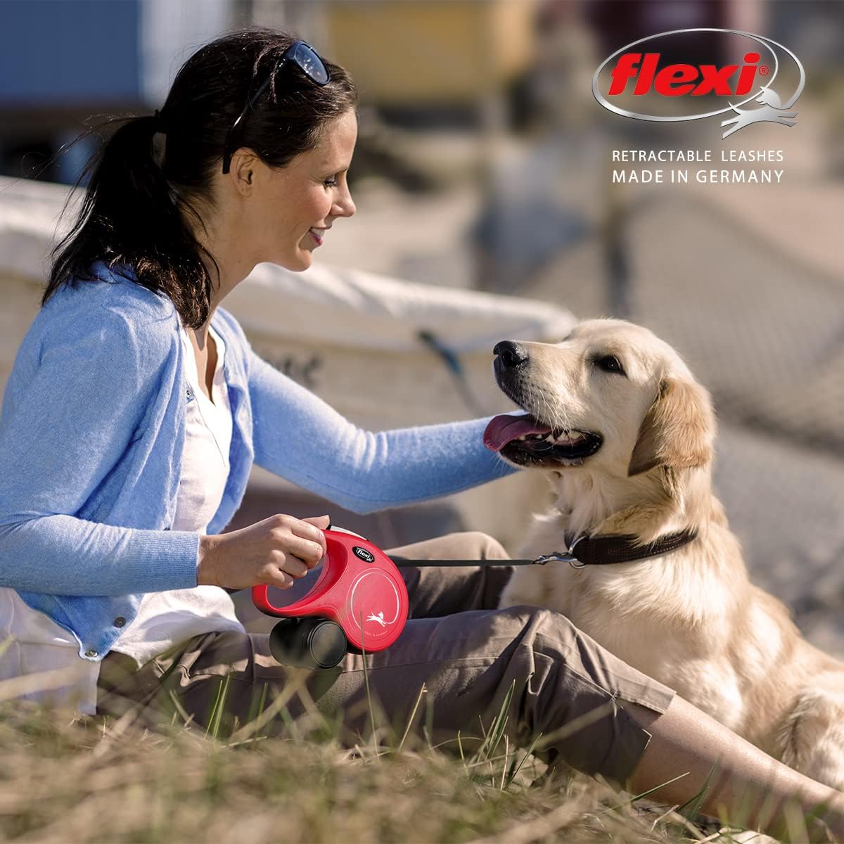 Thumbnail 1 de flexi® Classic M 5m Gurtrollleine Pink für Hunde bis 25 kg – 274 g, 11.6 × 18.8 cm