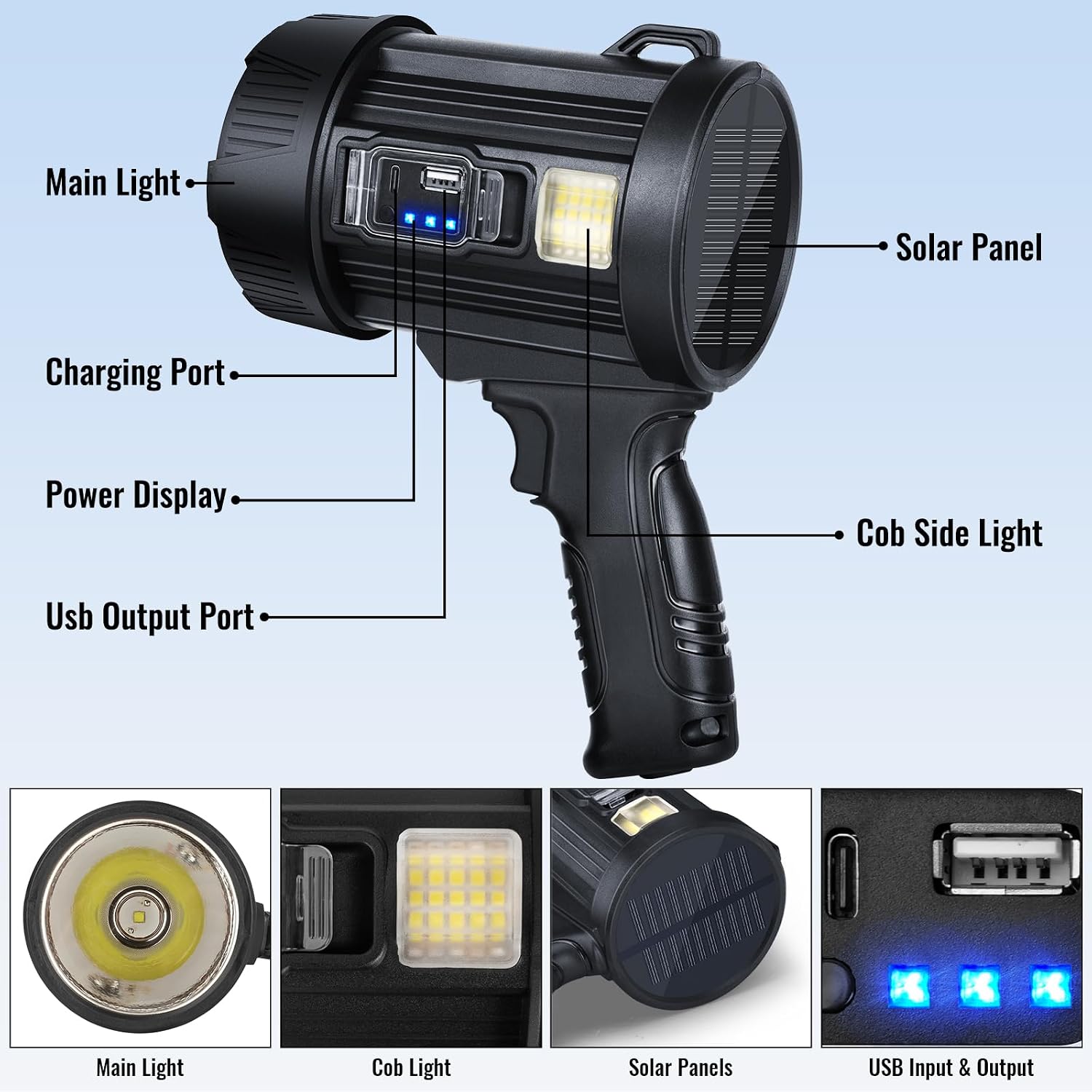 Thumbnail 6 de Sigoobal Rechargeable Spotlight