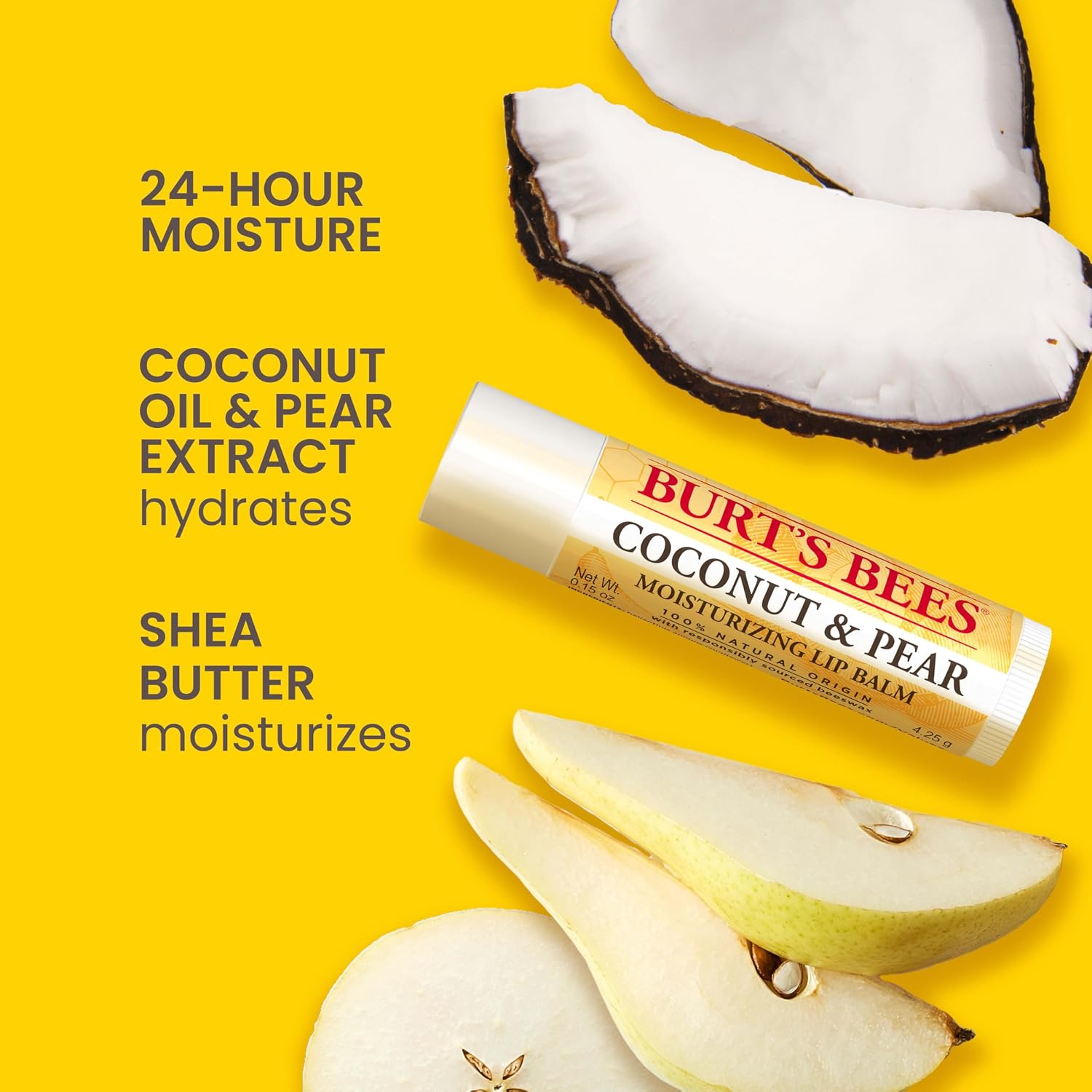 Detalle 1 de Burt's Bees Lip Balm 4-Pack 💄