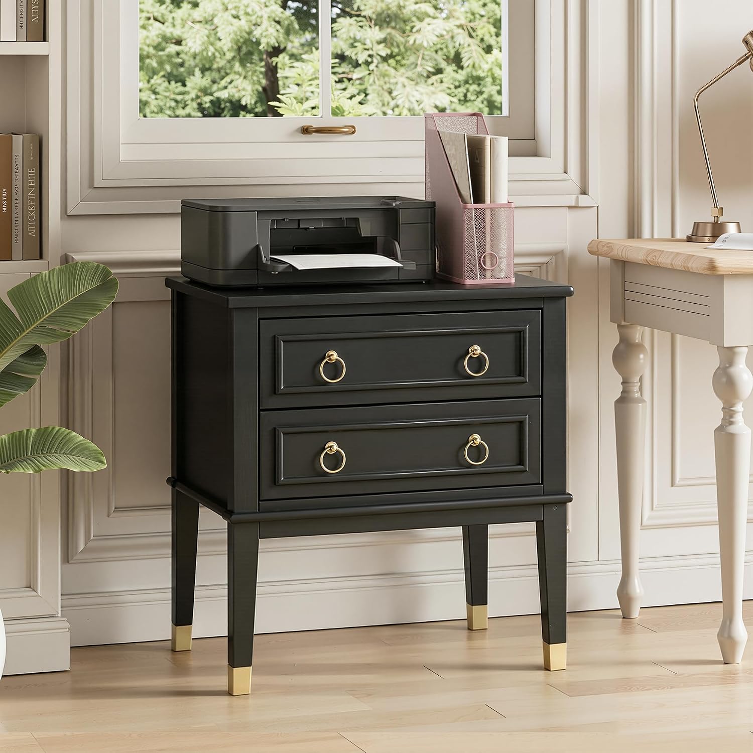 Detalle 2 de Huuger Nightstand, 27.6-Inch Tall
