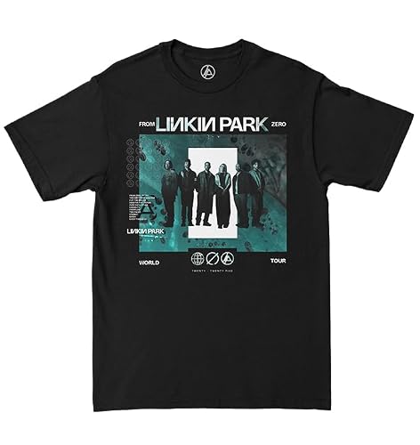 Detalle de Linkin Park Teal Photo Tee band T‑shirt