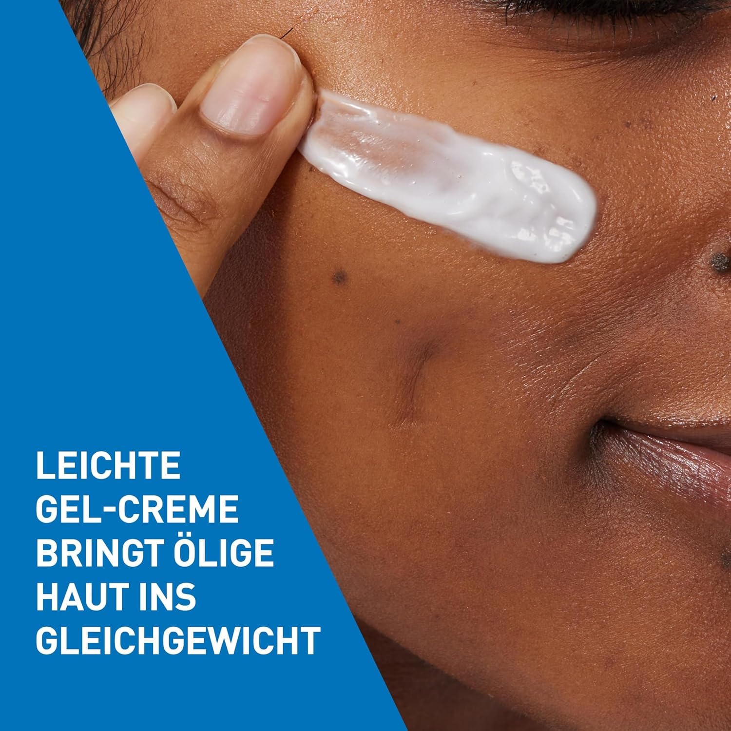 Detalle de CeraVe Mattierende Feuchtigkeitsspendende Gel-Creme – eine pflegende Lösung für Mischhaut und fettige Haut (52 ml)