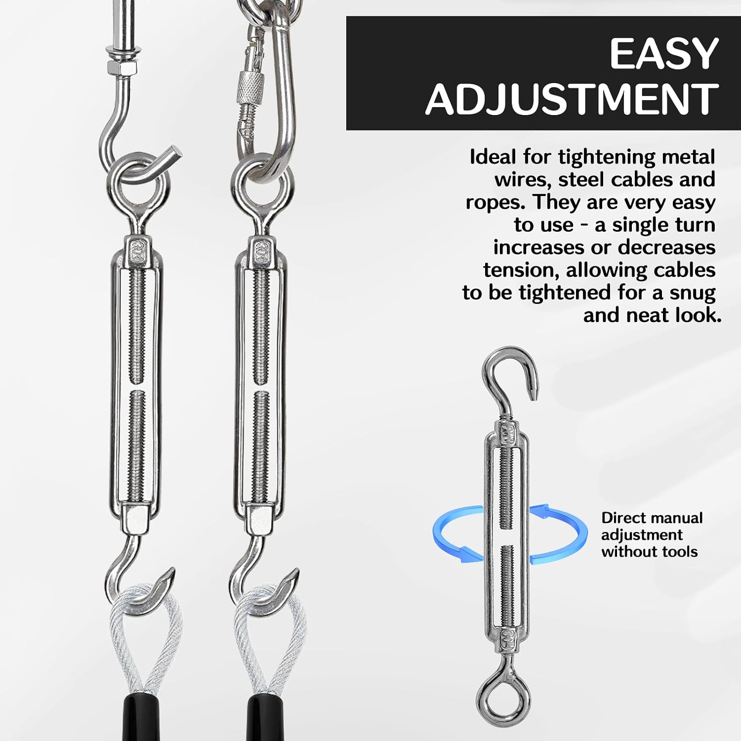 Detalle de M5 Turnbuckle Tensioners
