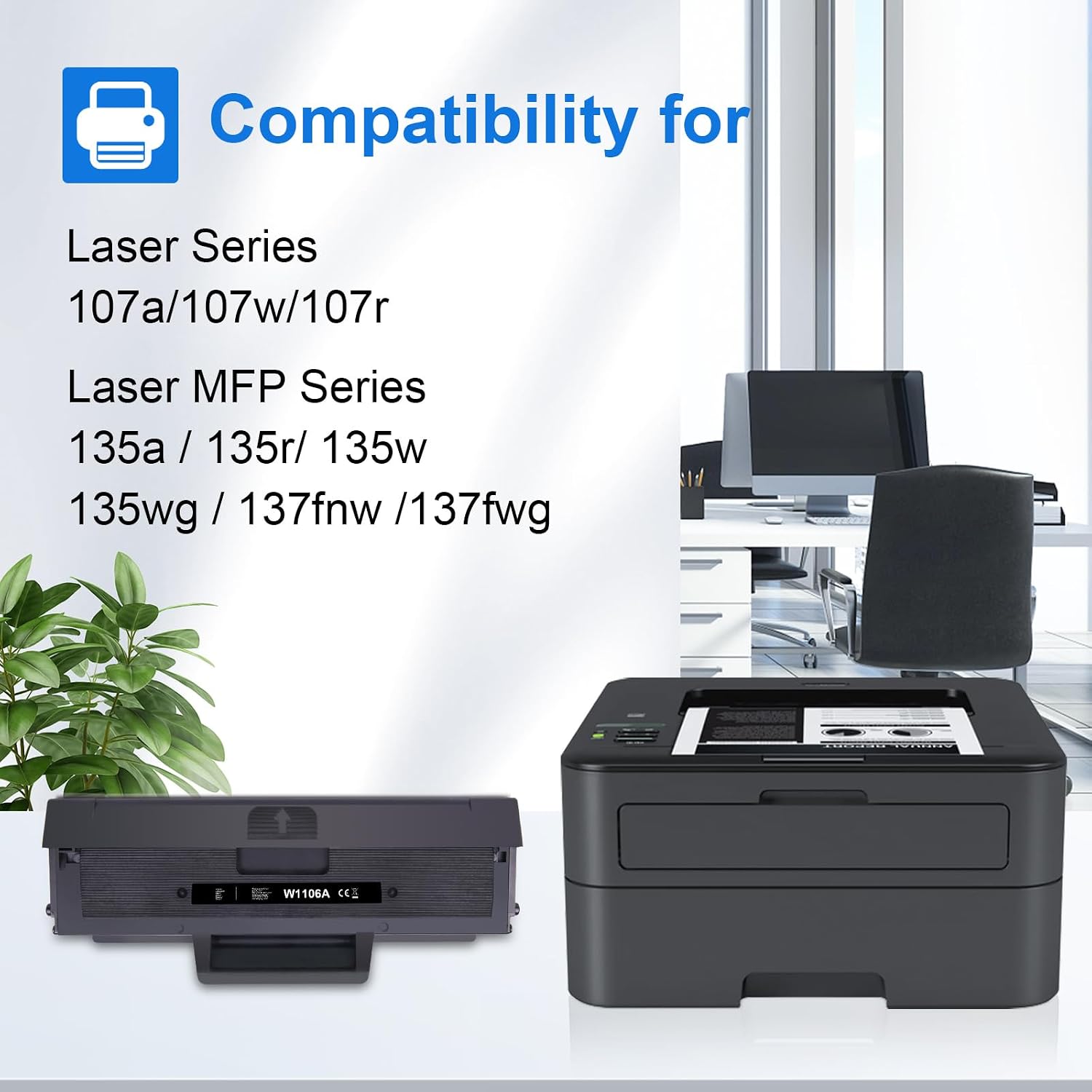 Thumbnail 2 de MYCARTRIDGE 106A Toner compatibile HP 106A