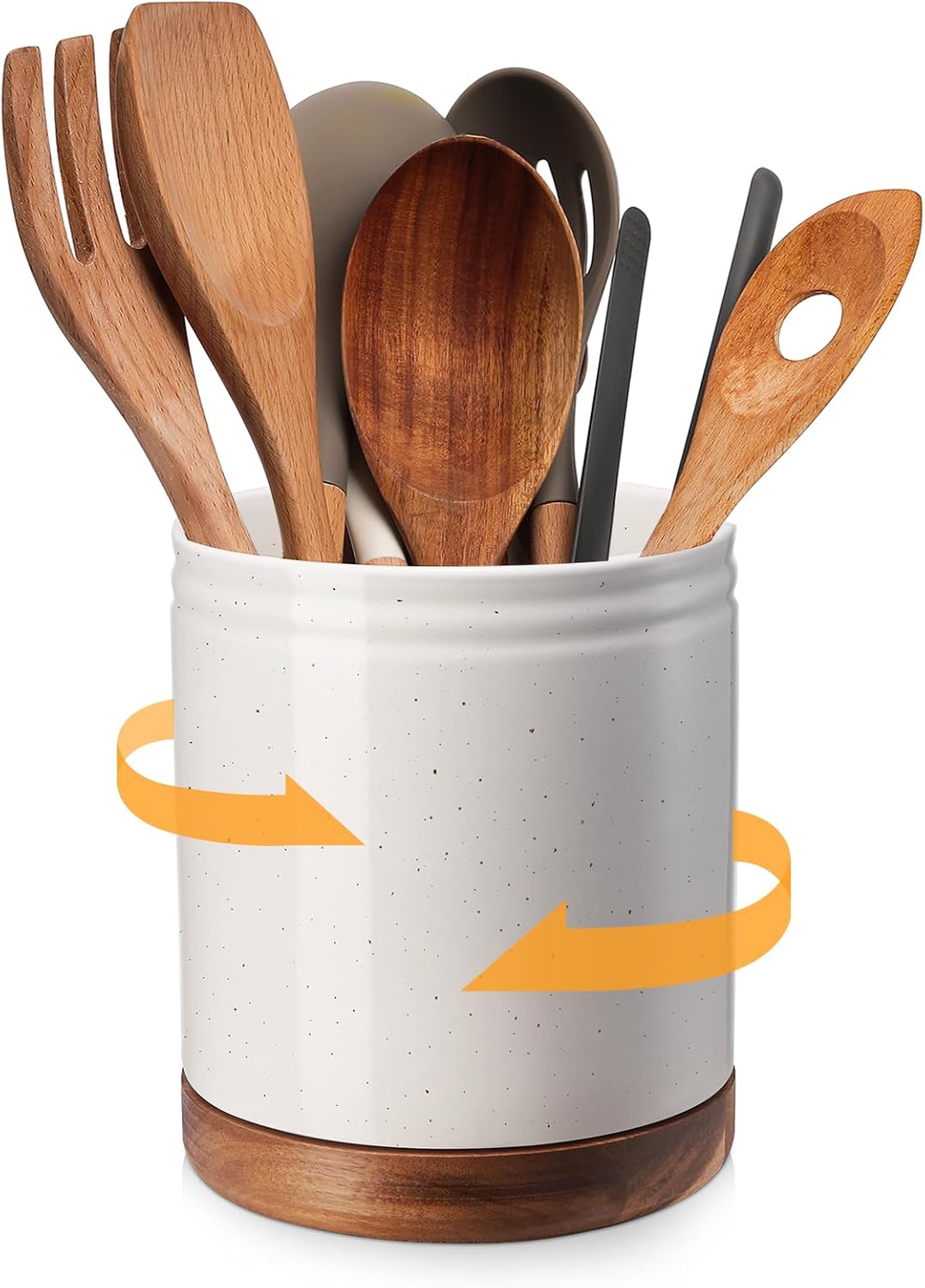 Detalle de DOWAN 7.6" Rotating Utensil Holder 🍽