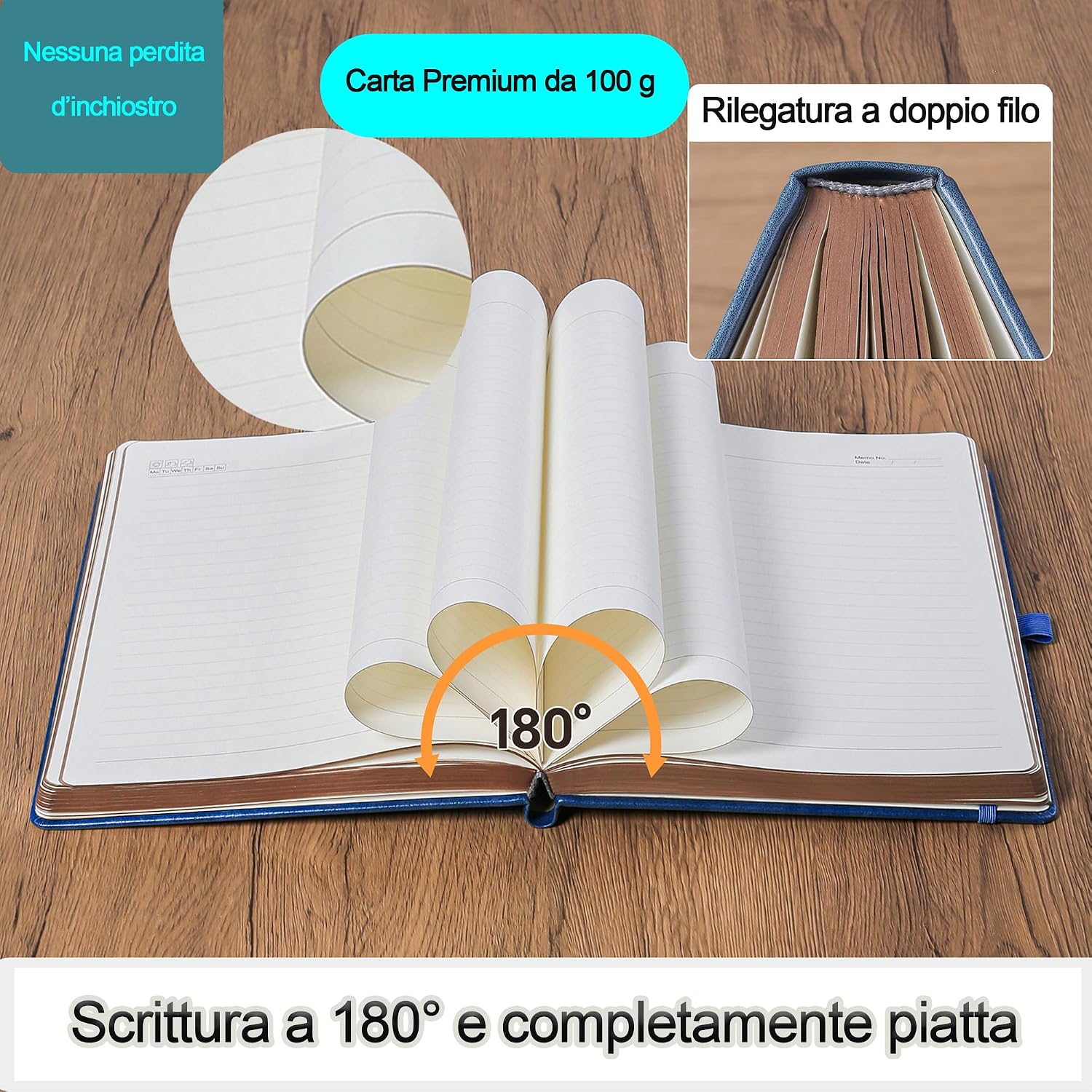 Thumbnail 4 de HwxBen Diario B5 con penna, 360 pagine