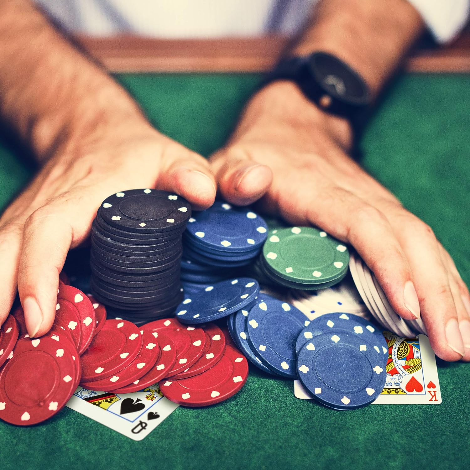Thumbnail 1 de Relaxdays Set da Poker Completo 200 Fiches
