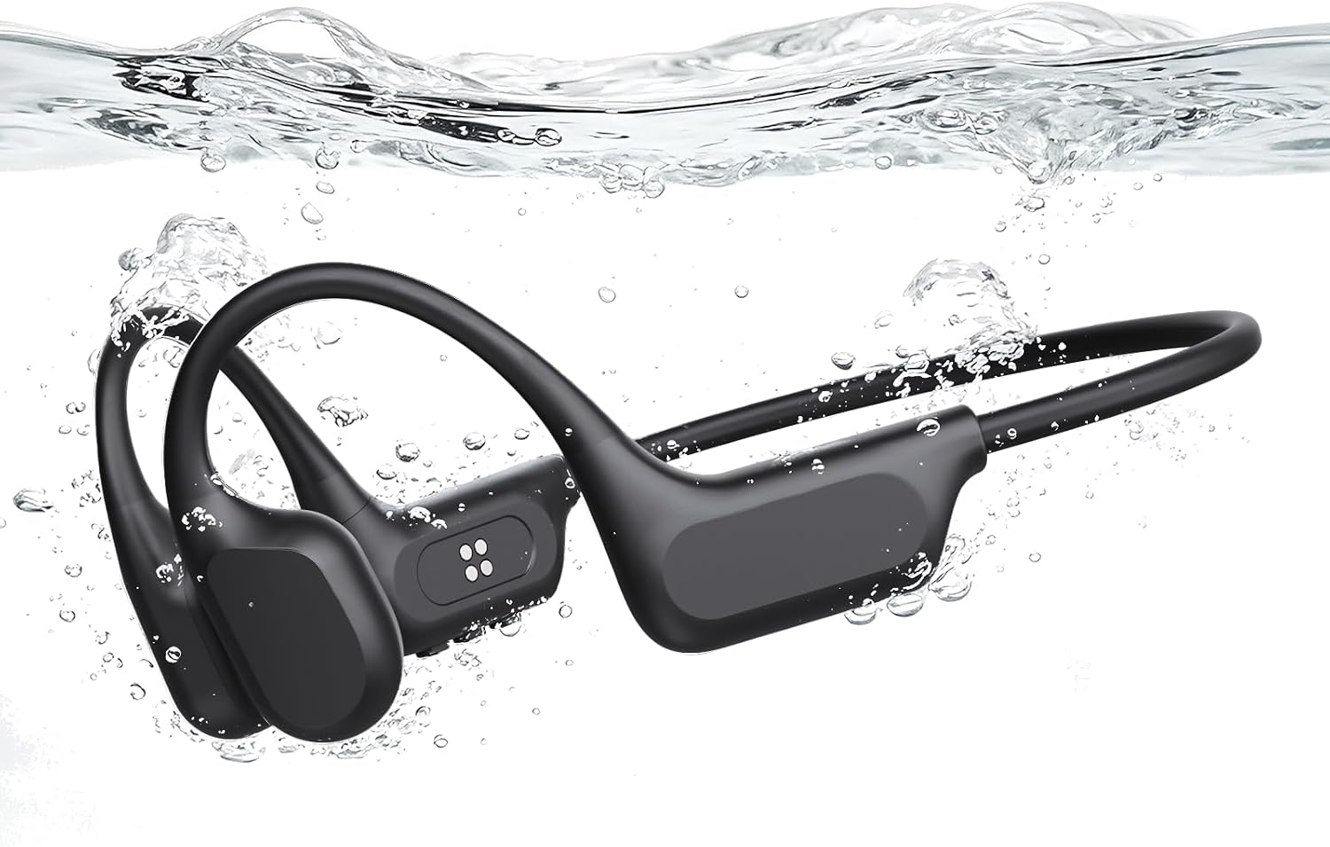 Detalle de esonstyle X36 Bluetooth 6.2 Bone Conduction Headphones, IP68, 8GB MP3