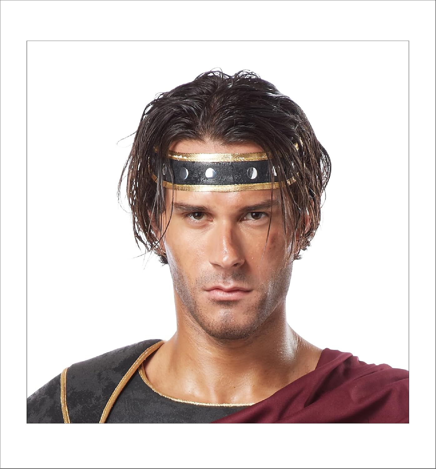 Detalle de California Costumes Men's Roman Gladiator Costume with Armor and Cape