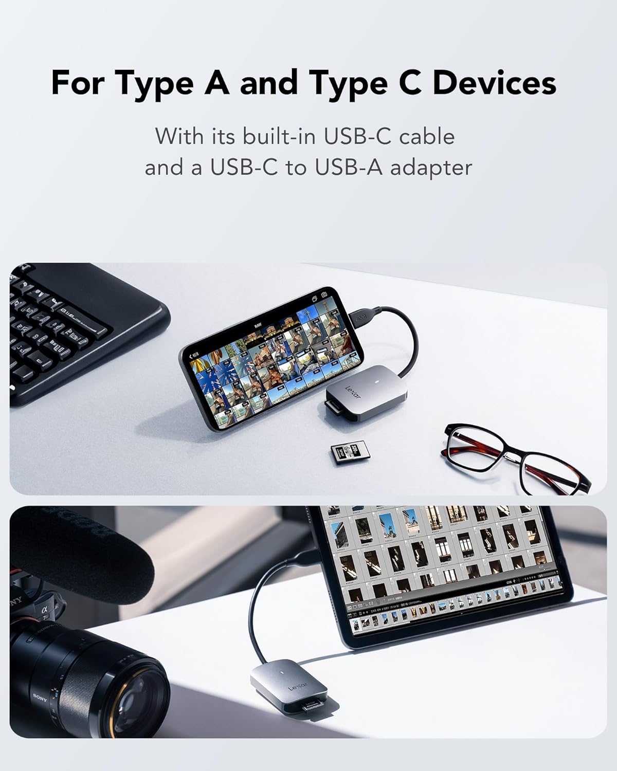 Thumbnail 3 de Lexar RW515 lettore schede CFexpress di tipo A con USB 3.2 Gen 2 fino a 900 MB/s