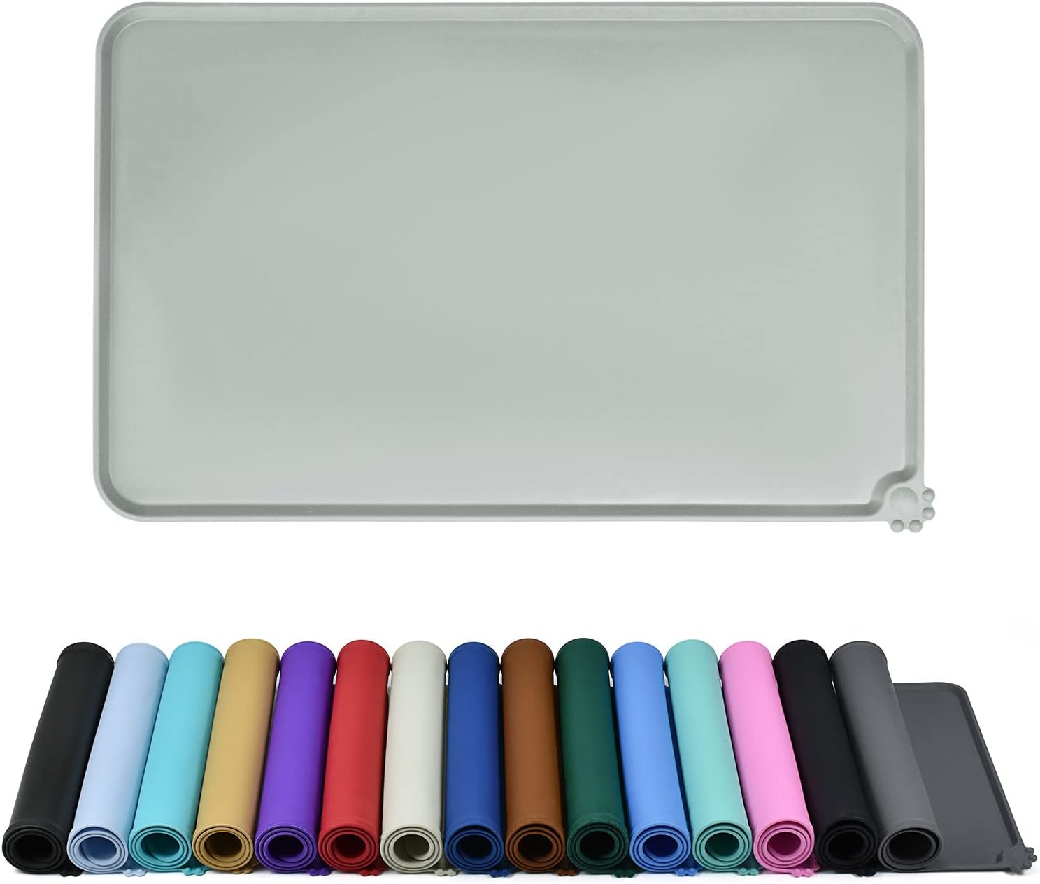 Thumbnail 6 de Reopet Silikon-Futtermatten für Haustiere – wasserdichte Napfmatten mit erhöhten Rändern, in mehreren Größen