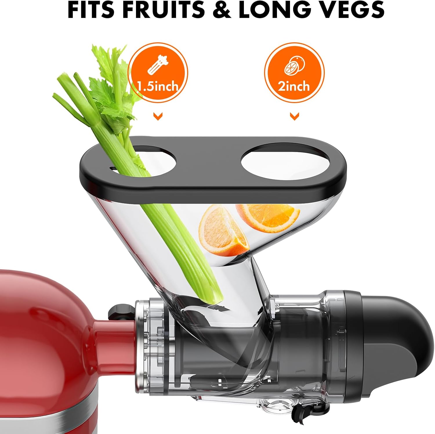 Detalle 2 de Gvode Masticating Juicer Attachment for KitchenAid 🥤