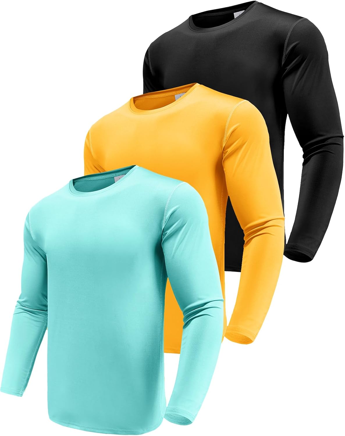 Detalle 2 de Men's Performance Long Sleeve T-Shirts UPF 50+ 3-Pack