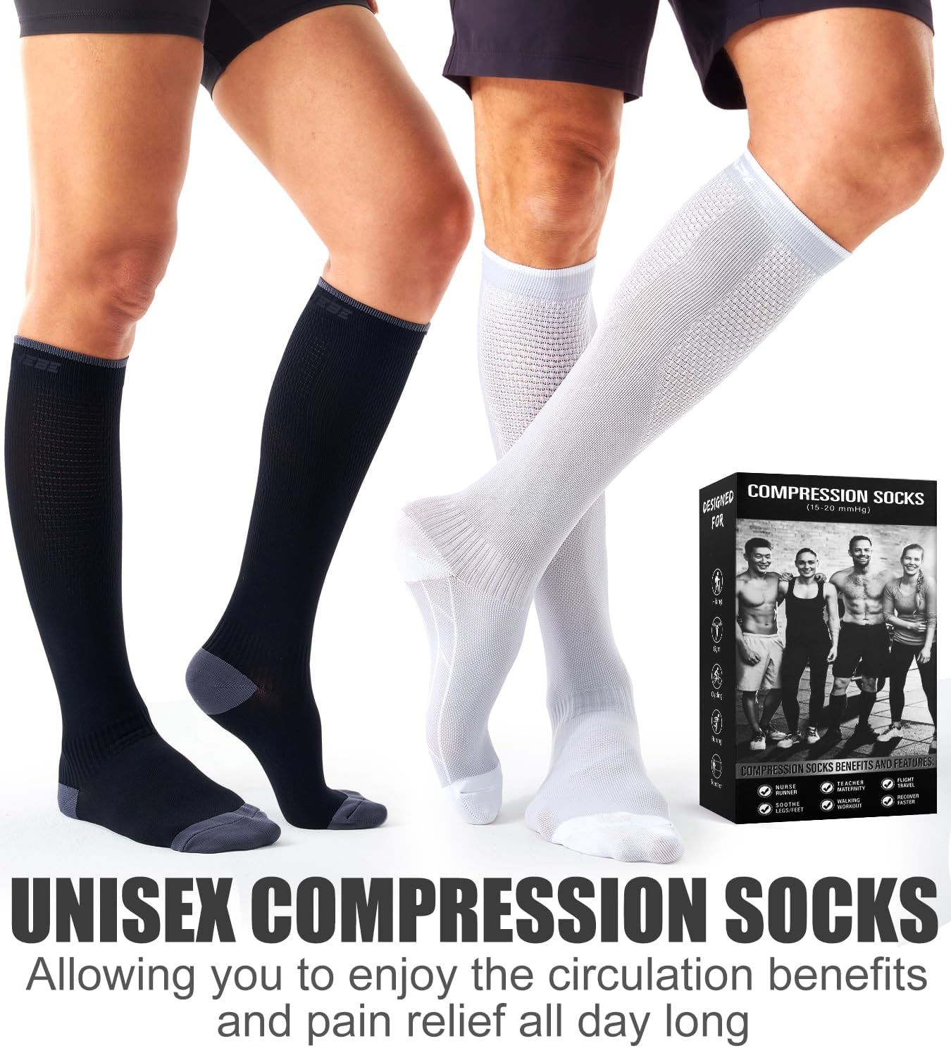 Thumbnail 6 de Compression Socks 3-Pack