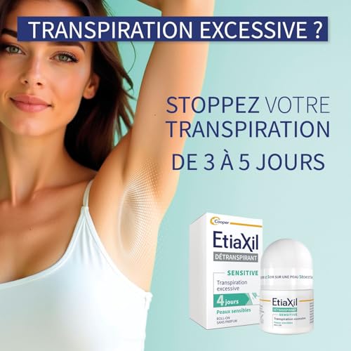 Thumbnail 6 de ETIAXIL Déodorant Détranspirant Peaux Sensibles - Sans parfum, 15 ml