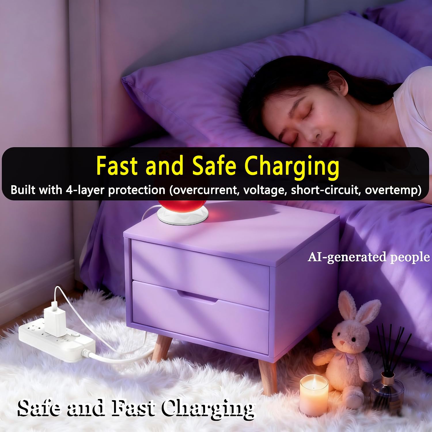 Thumbnail 3 de Rose Charger Replacement: 12mm Standing Magnetic Dock for 5V USB Charging