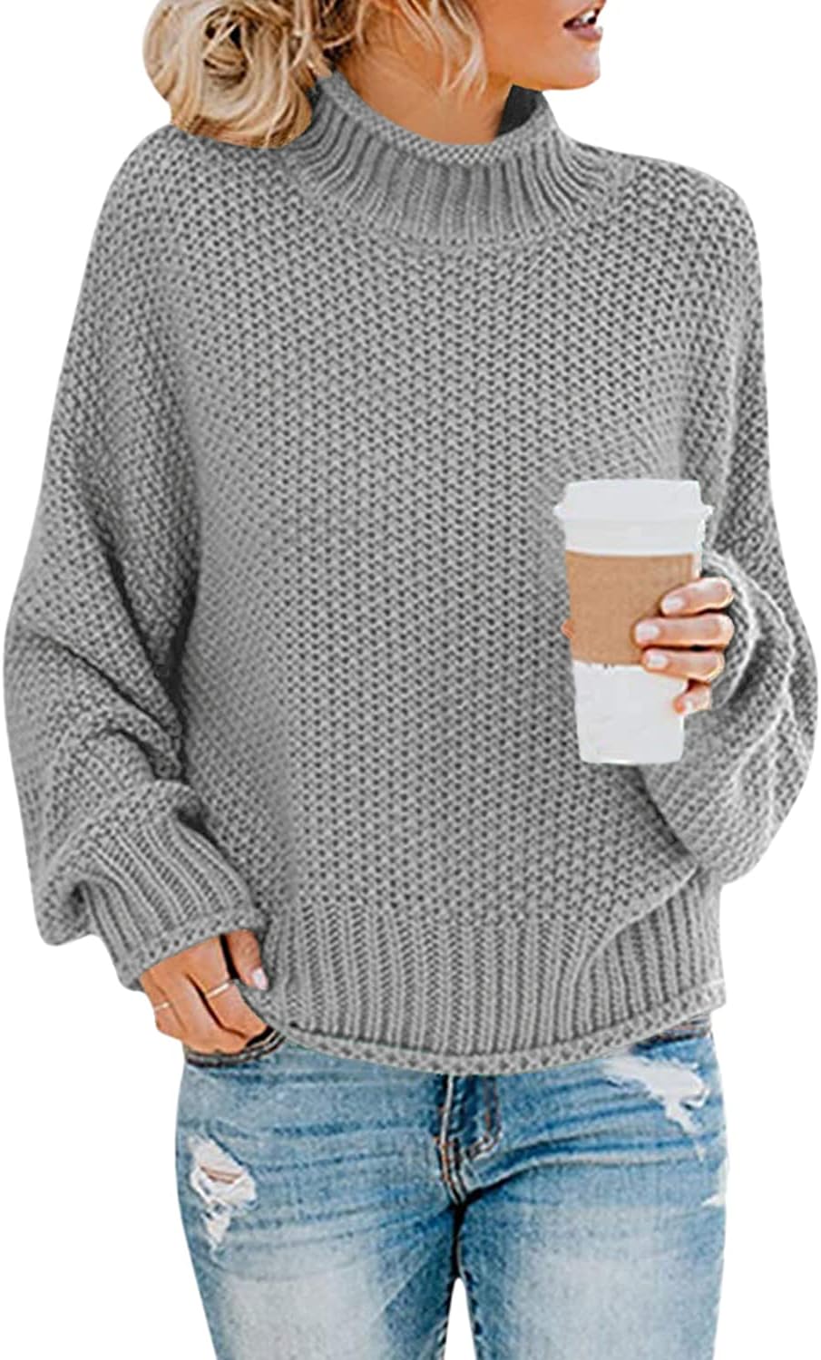 Thumbnail 4 de Imuedaen Pullover Damen Rollkragenpullover