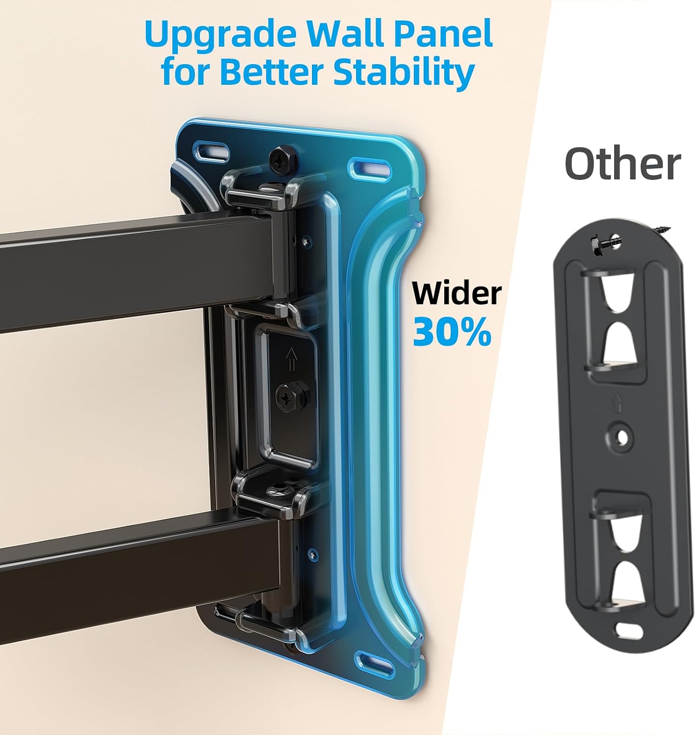 Thumbnail 5 de HCMOUNTING Pre-Assembled Corner TV Wall Mount