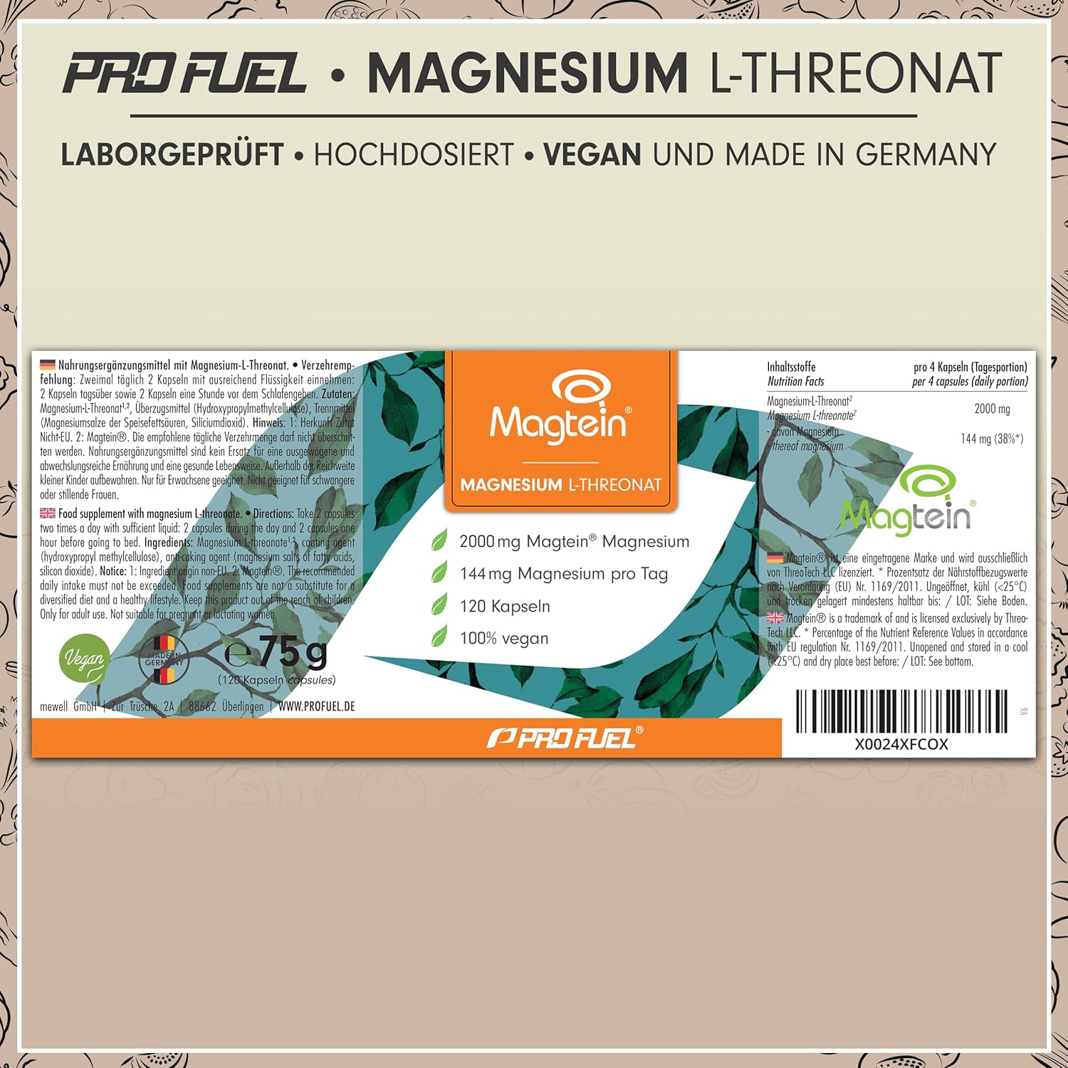 Thumbnail 5 de Magtein Magnesium-L-Threonat Kapseln 120x