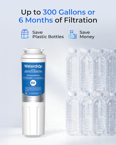 Thumbnail 8 de Waterdrop EDR4RXD1 Water Filter Replacement (3-Pack) for EveryDrop 4 — Compatible with Whirlpool/Maytag/KitchenAid