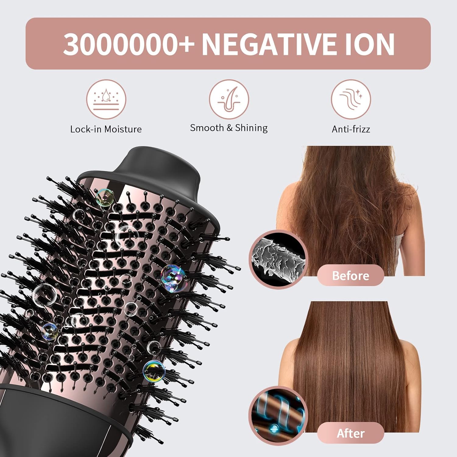 Detalle de Umeely Hair Dryer Brush 4-in-1