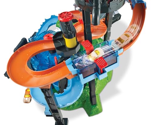 Thumbnail 4 de Hot Wheels Cocodrilo Destructor 🐊 Pista de coches de juguete Mattel