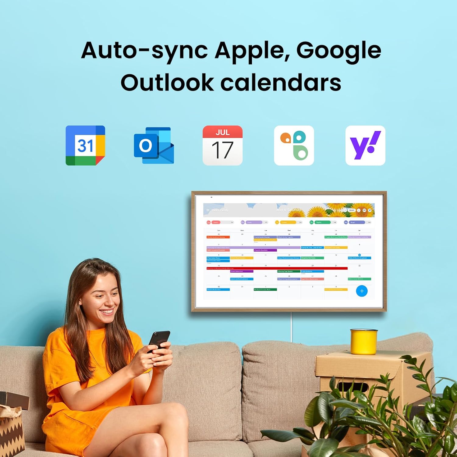 Detalle de ApoloSign 21.5" Digital Calendar 21.5-inch