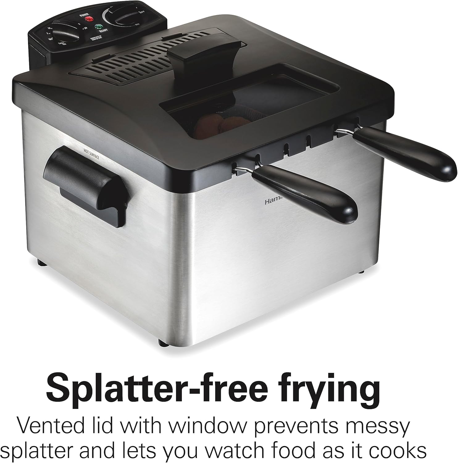 Detalle de Hamilton Beach 35034 Deep Fryer 4.5L 🍟