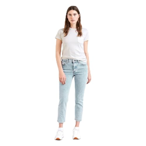 Levi's 501 Crop jeans donna Wow Me Over, taglio diritto, 26W/26L