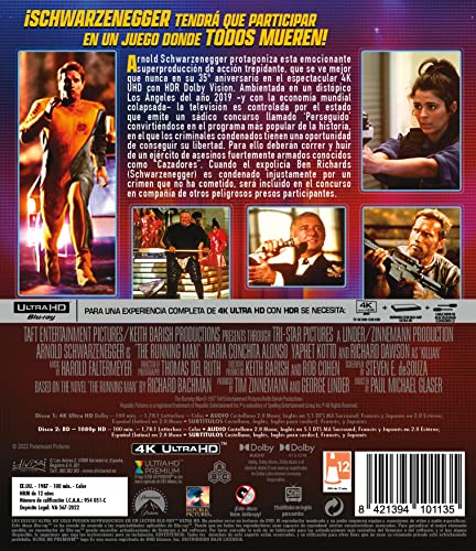 Thumbnail 1 de Perseguido (The Running Man) 4K UHD + Blu-ray 📀