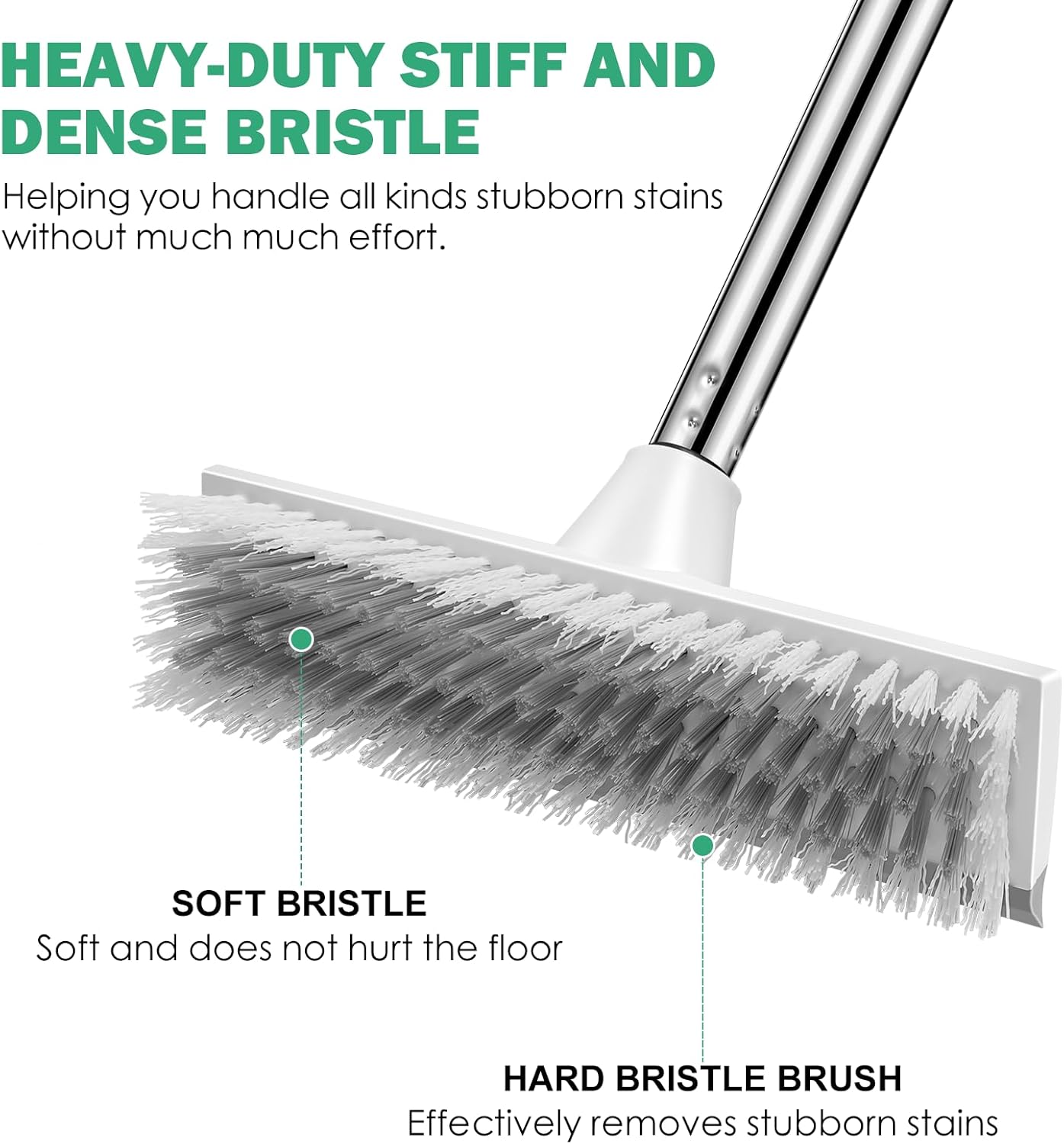Detalle de Setsail 2-in-1 Floor Scrub Brush with 51-Inch Adjustable Handle