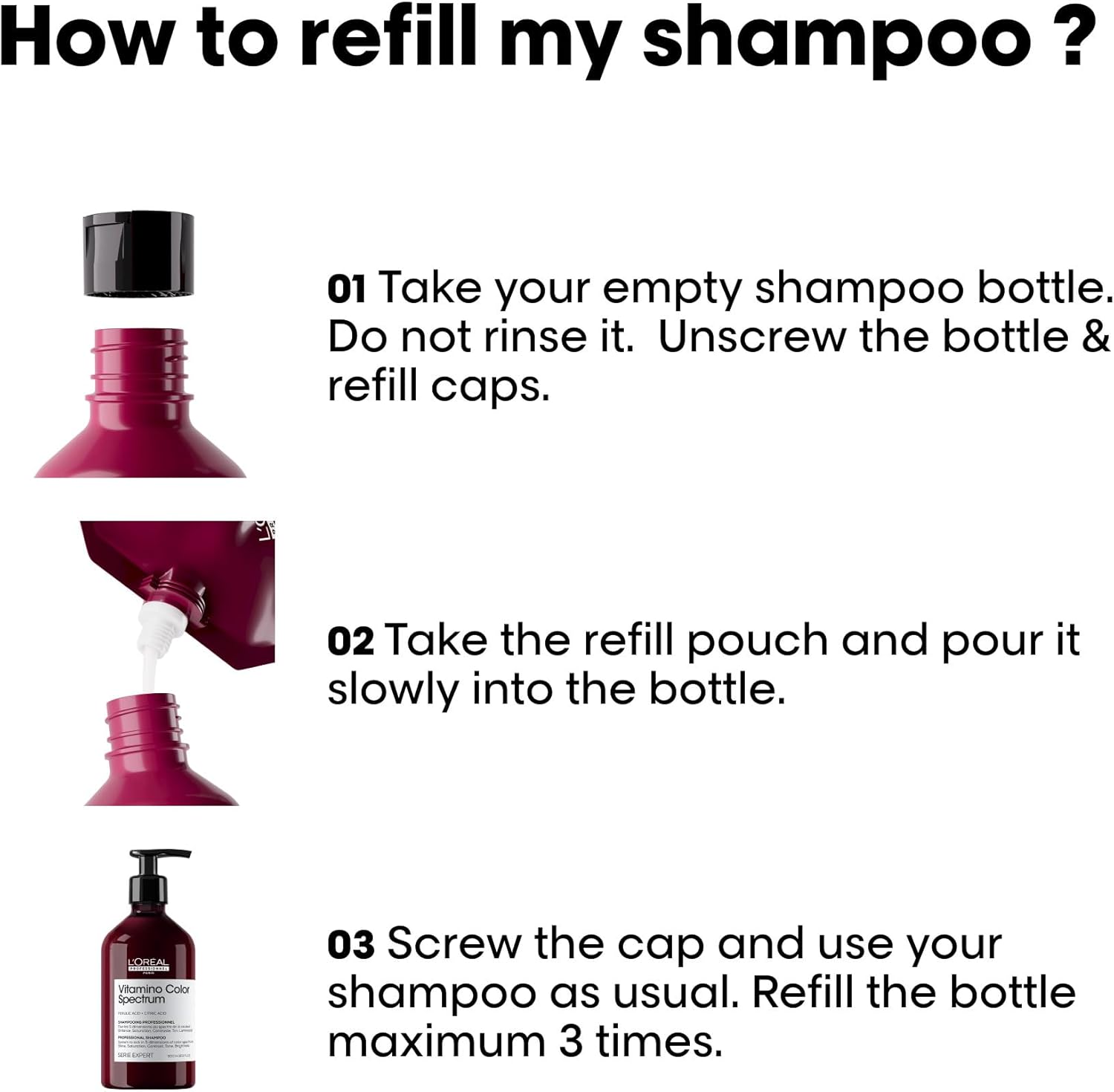 Thumbnail 2 de L’Oréal Professionnel Paris Vitamino Colour Spectrum Sulphate Free Shampoo for Coloured Hair