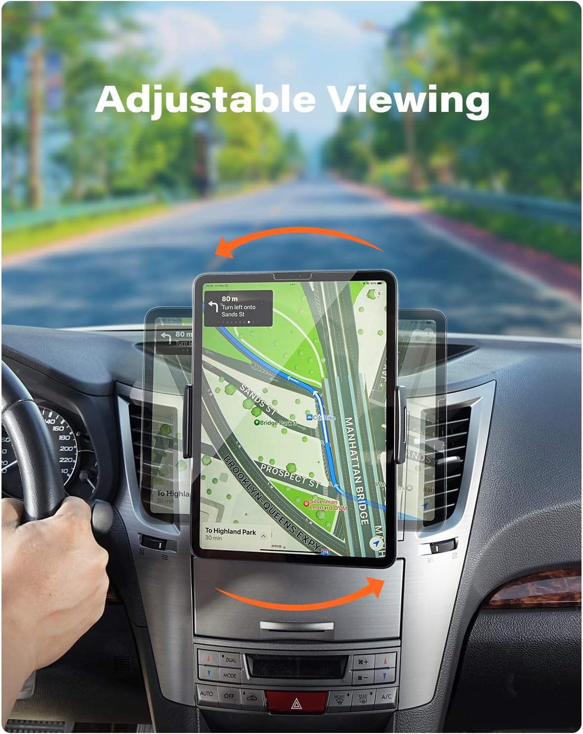 Detalle 2 de APPS2Car universal tablet mount for 7-12.4