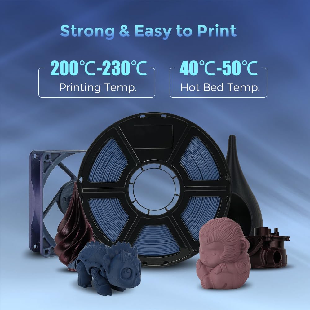 Thumbnail 4 de FLASHFORGE Filamento PLA de fibra de carbono 1.75mm, 1kg 🧱