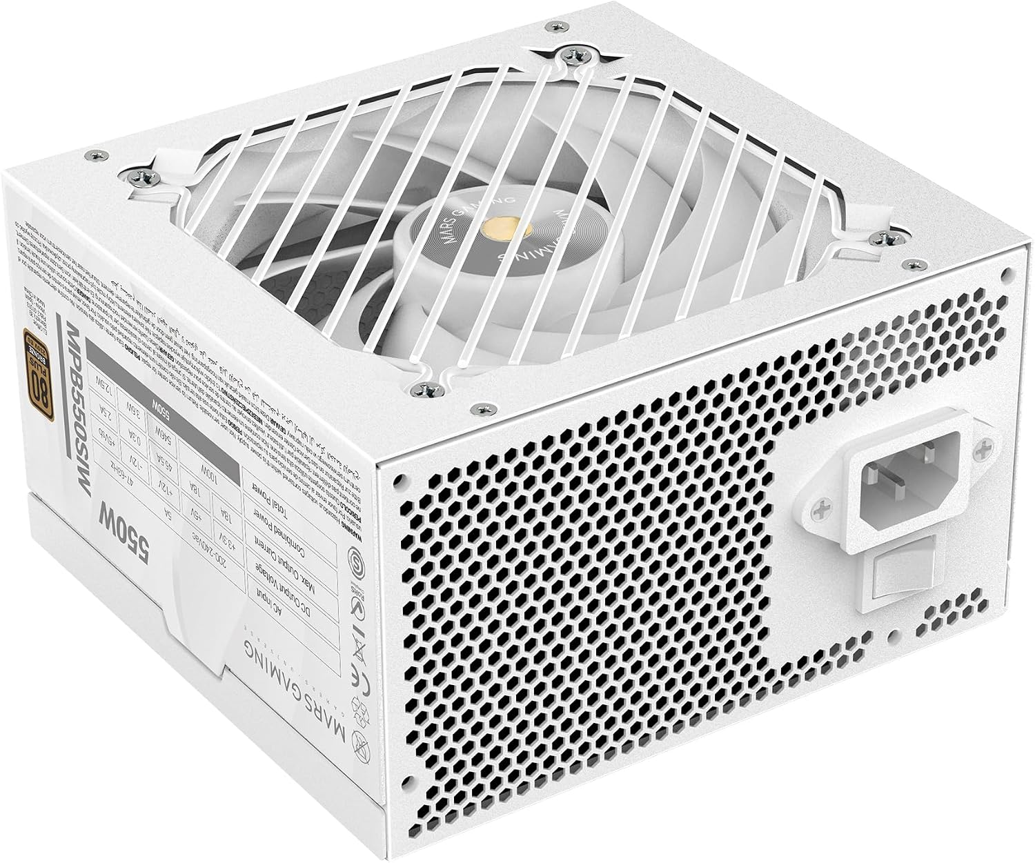 Thumbnail 6 de Mars Gaming MPB550SI alimentatore ATX 550W 80 Plus Bronze 230V con garanzia 7 anni