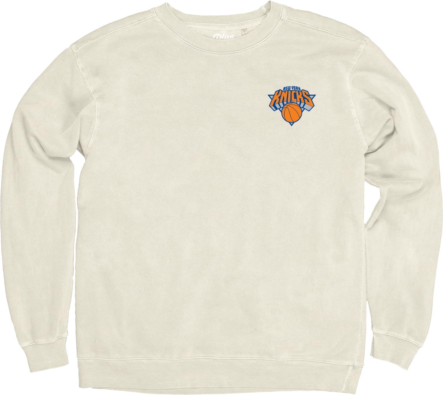 Thumbnail 3 de Blue 84 NBA Officially Licensed Crewneck Sweatshirt (New York Knicks) – Ringspun Fleece, Ivory