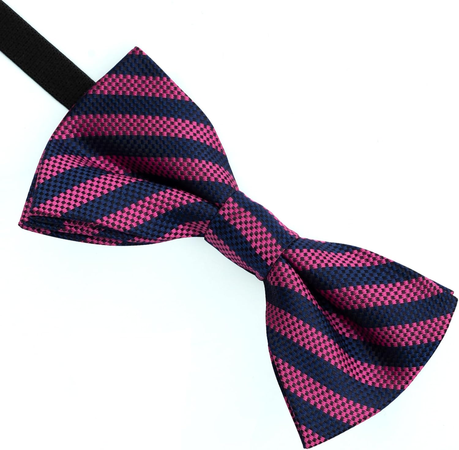 Thumbnail 4 de Alizeal Boys Pre-tied Bow Tie with Polka Dot Stripe Novelty Pattern
