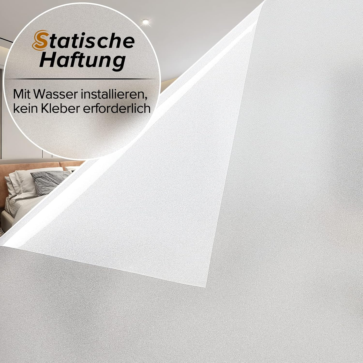 Thumbnail 4 de Rabbitgoo Fensterfolie Blickdicht 60x300 cm Sichtschutz