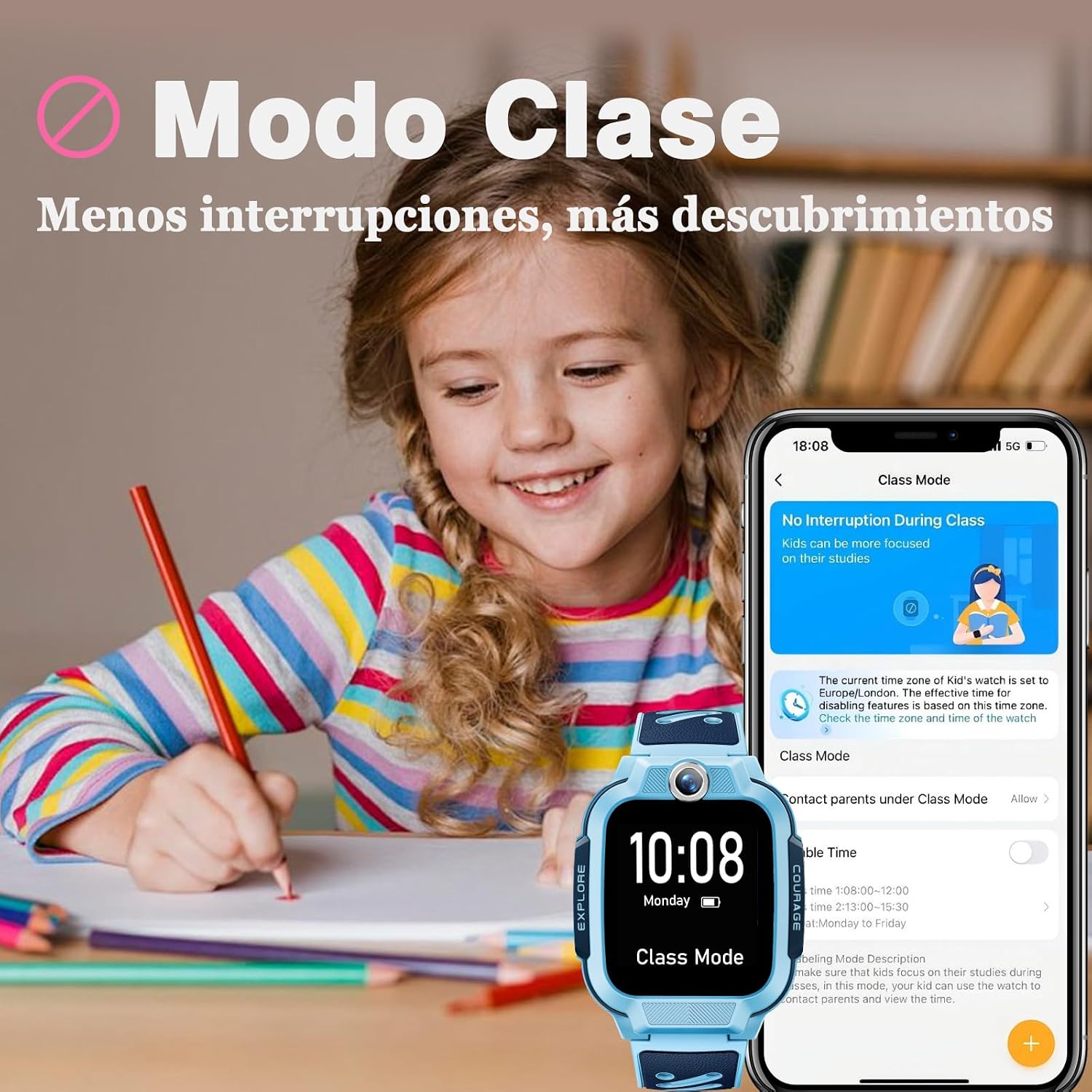 Thumbnail 3 de imoo Z3 Reloj Inteligente para Niño con GPS, llamadas y videollamada 4G