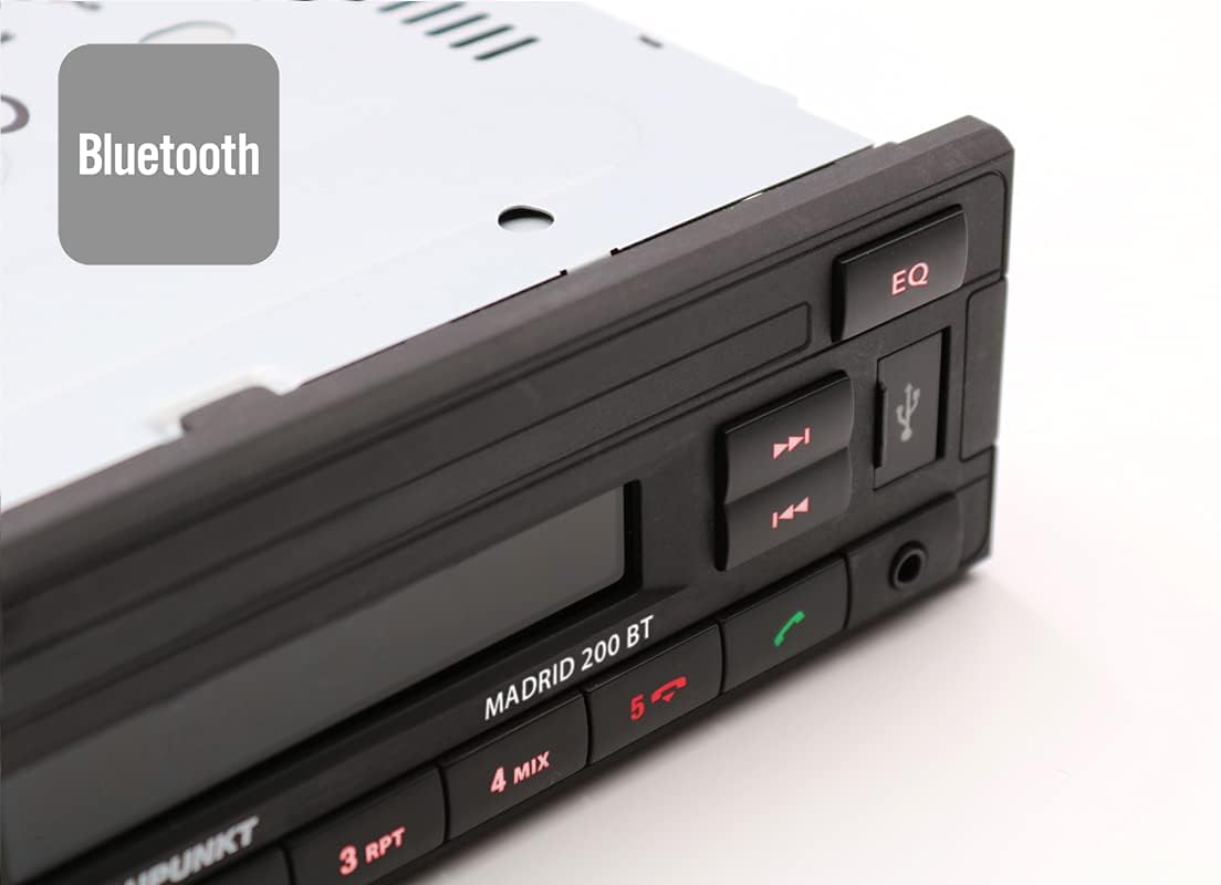 Thumbnail 5 de Blaupunkt Madrid 200 BT autoradio 1-DIN : Bluetooth mains libres, USB et entrée AUX