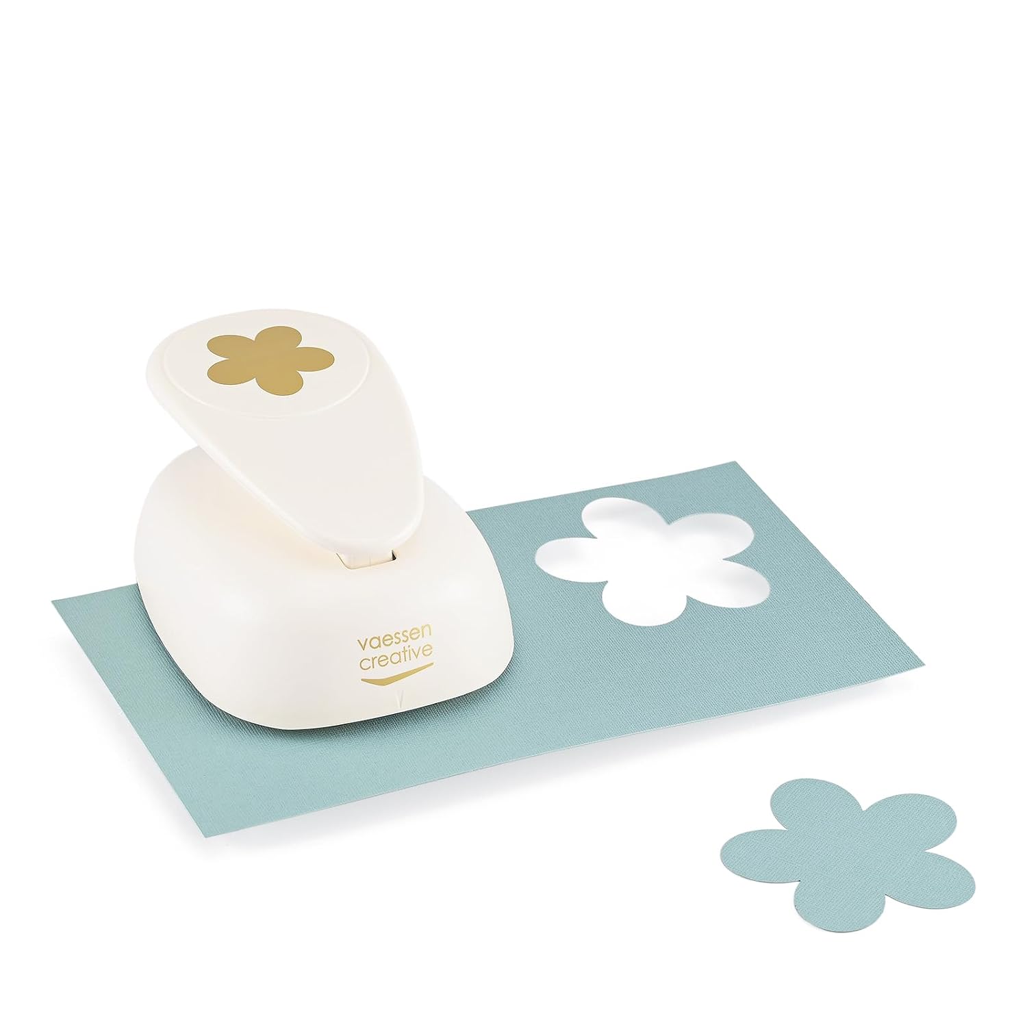 Detalle 2 de Vaessen Creative Super Flower motiefpons 8,9 cm voor papier tot 160 g/m²