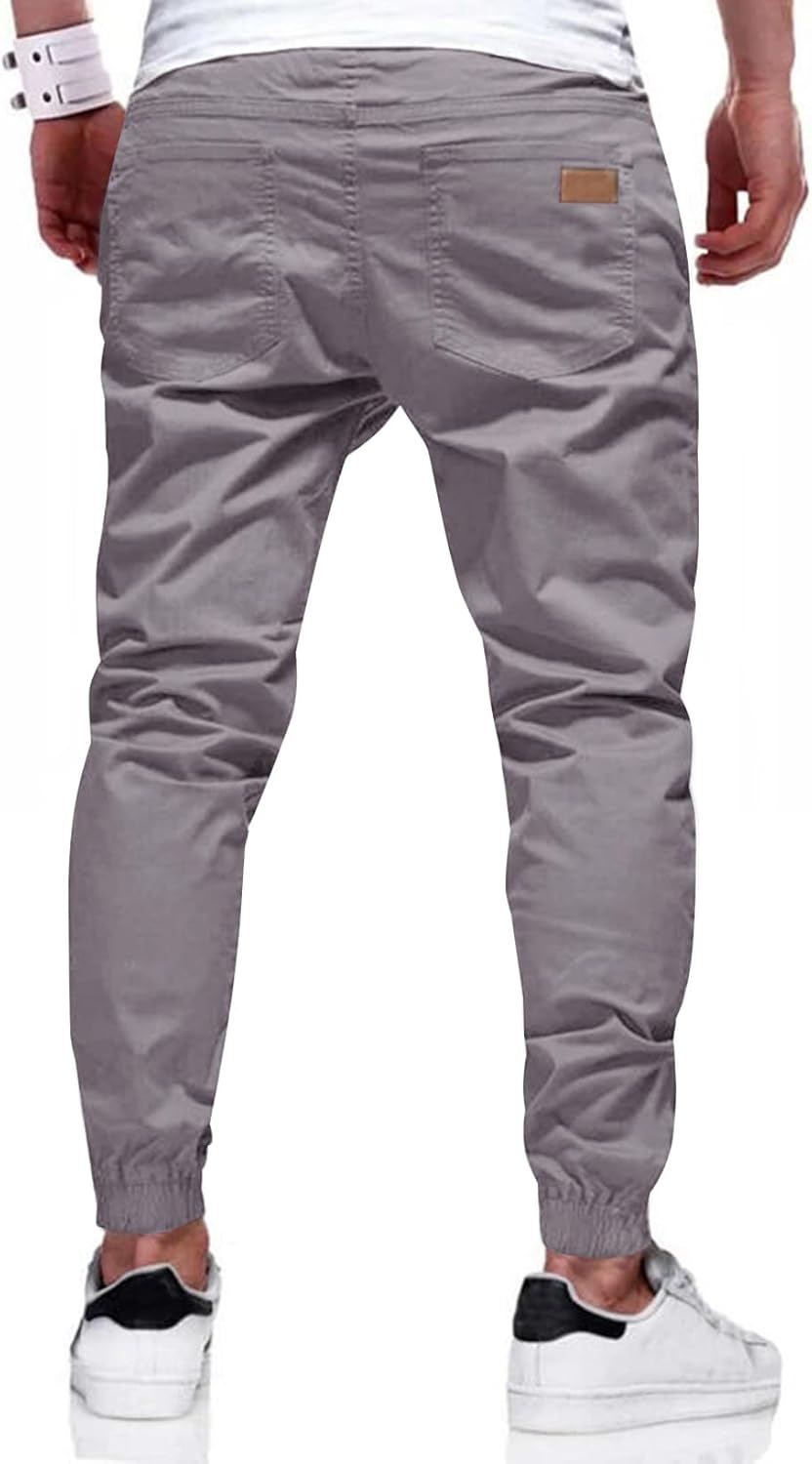 Detalle 2 de JMIERR Cotton Drawstring Joggers 94% Cotton