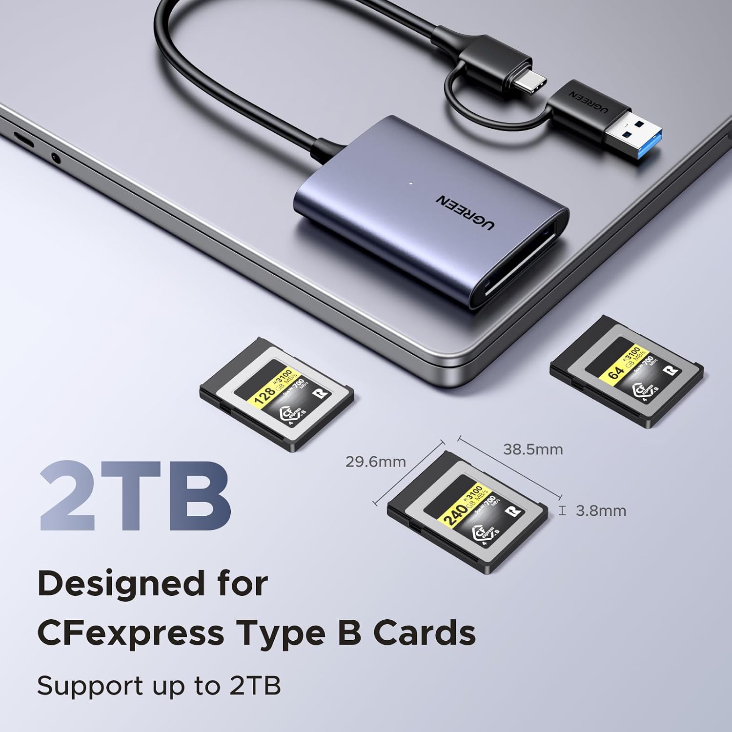 Thumbnail 1 de UGREEN CFexpress Type B Card Reader