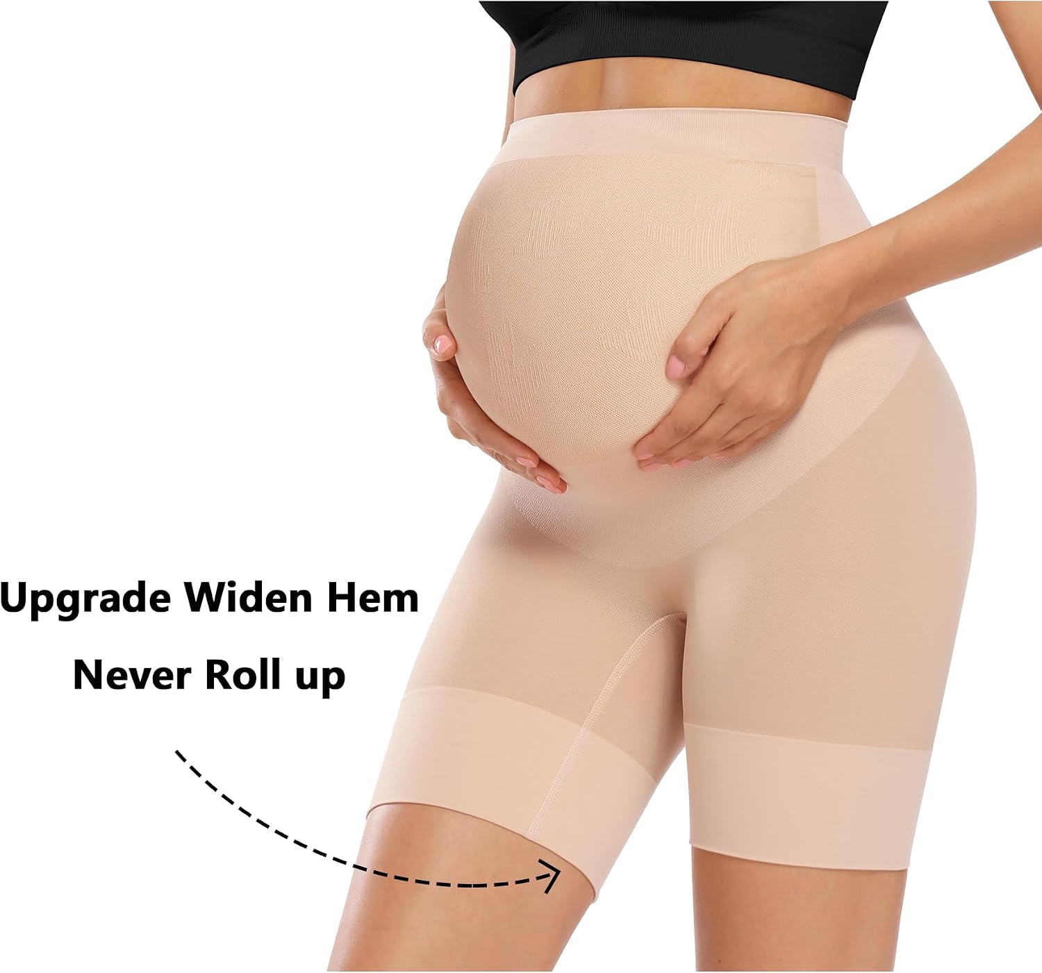 Thumbnail 4 de Peauty Baby Bump Maternity Shapewear High Waisted Mid-Thigh
