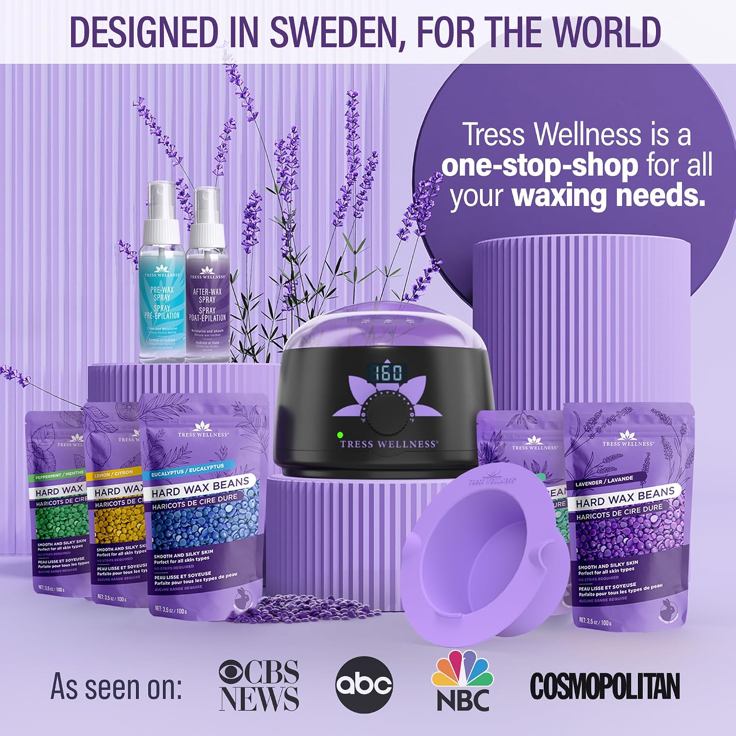 Thumbnail 5 de Tress Wellness Waxing Kit with silicone bowl