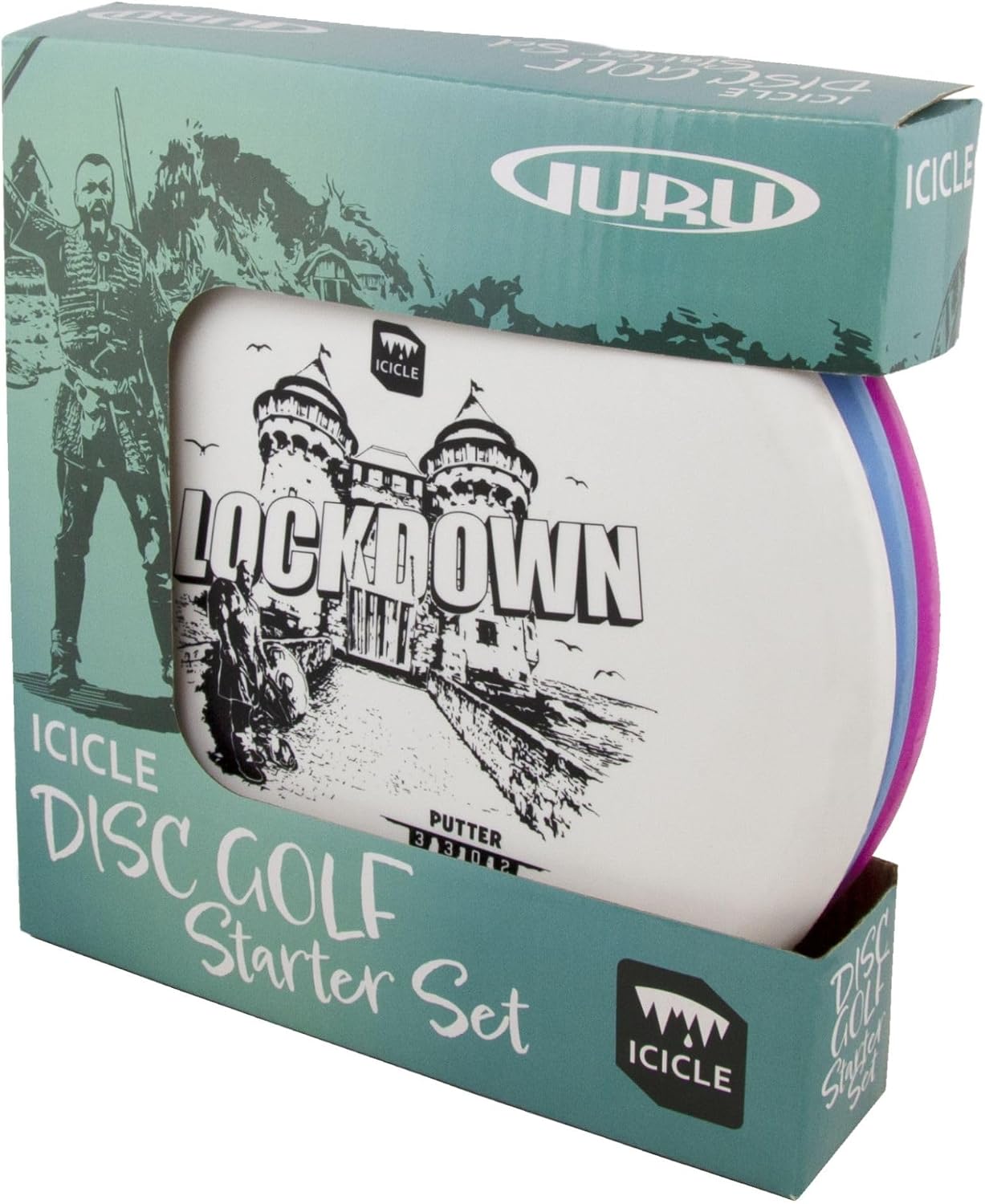 Detalle 2 de Guru Disc Golf Starter Set : 3 disques pour débuter le disc golf en extérieur