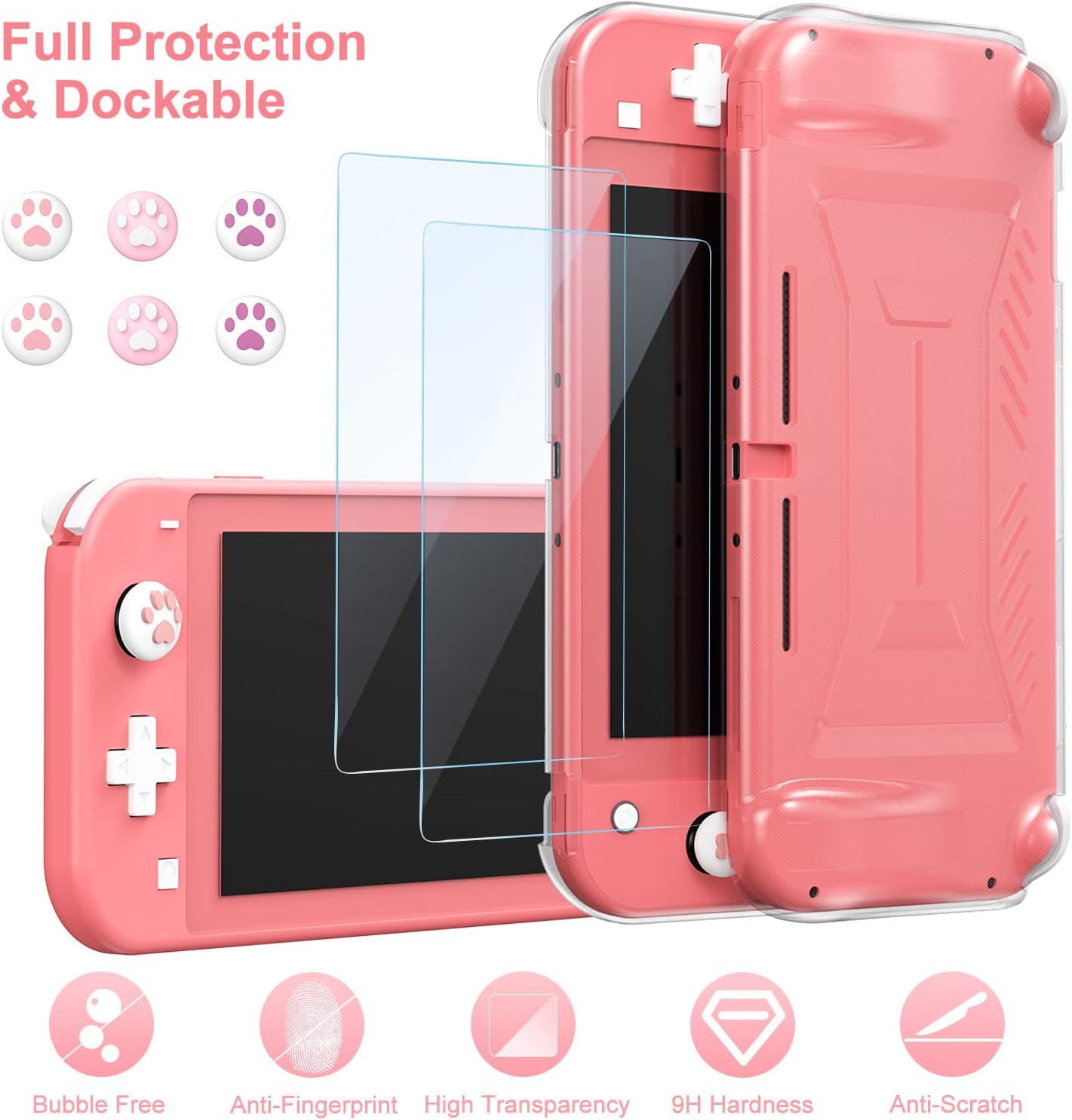 Thumbnail 5 de innoAura Switch Lite Case 18-in-1 Bundle