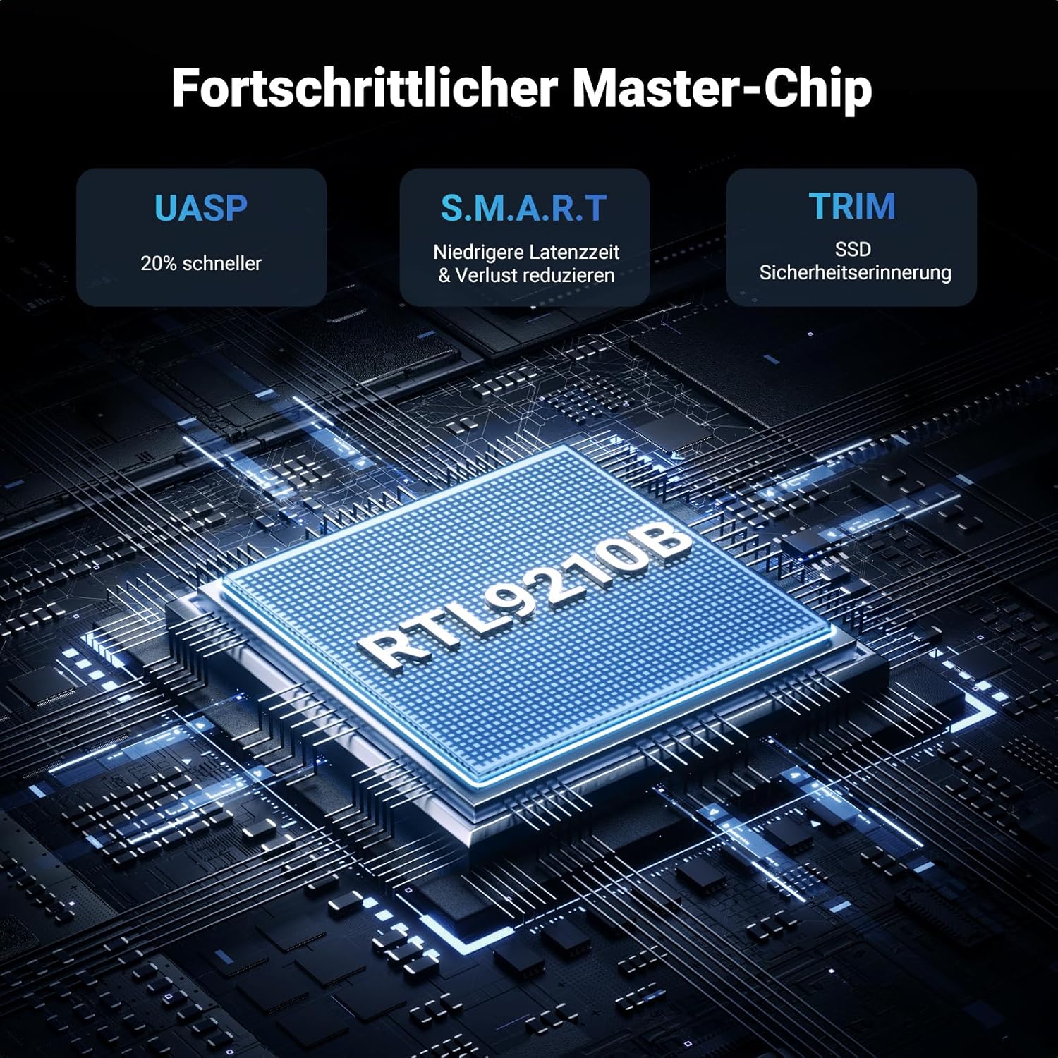 Detalle 1 de UGREEN M2 SSD Gehäuse für NVMe 10 Gbps